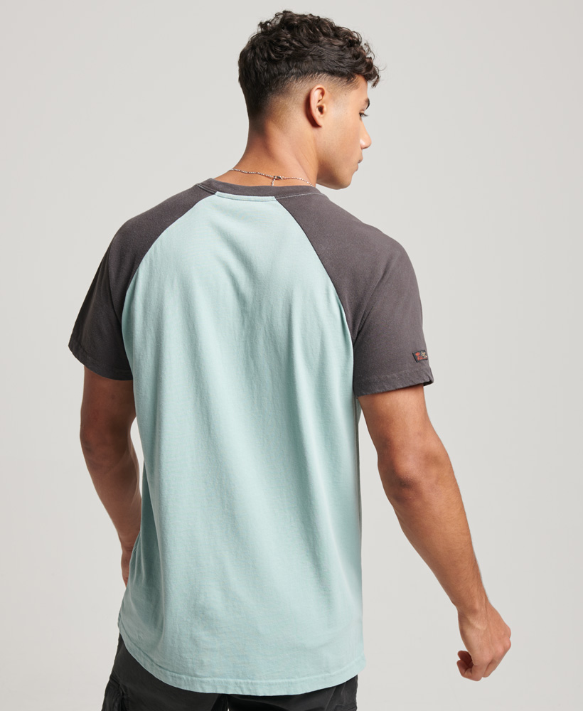 Vintage Venue Classic T Shirt Fresh Mint Green Carbon Grey M1011582A 8WF 2