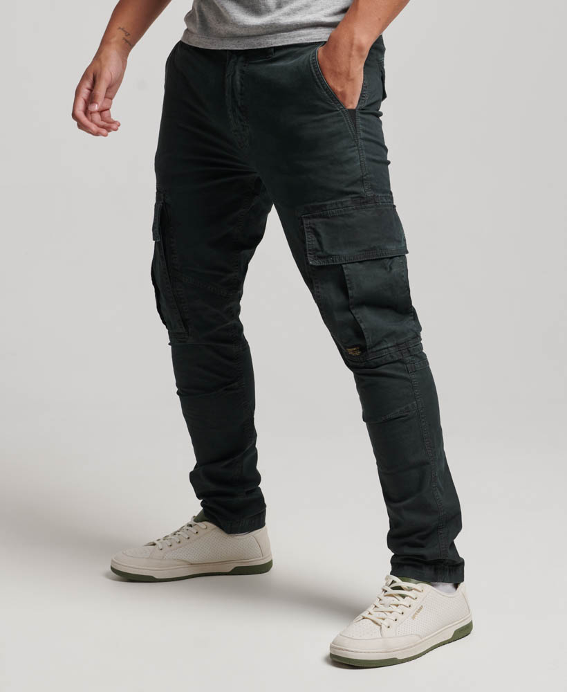 Core Cargo Pants Washed Black M7011014A AFB 1