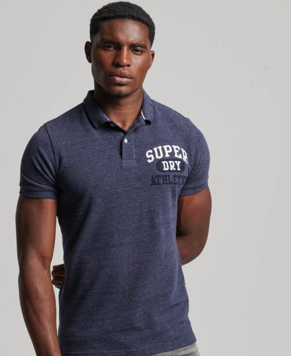 Superstate Polo Shirt Dark Indigo Marl M1110349A BXV 1
