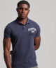Superstate Polo Shirt Dark Indigo Marl M1110349A BXV 1
