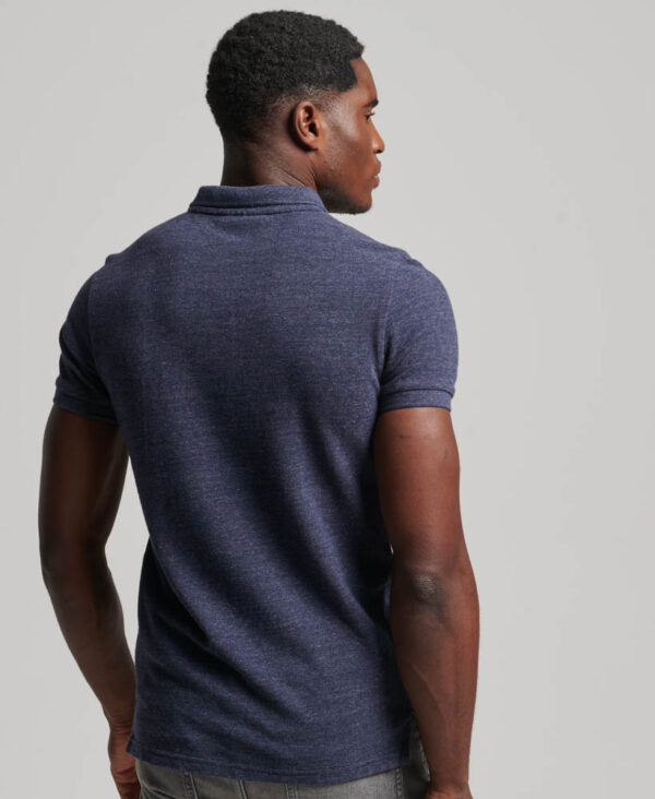 Superstate Polo Shirt Dark Indigo Marl M1110349A BXV 2