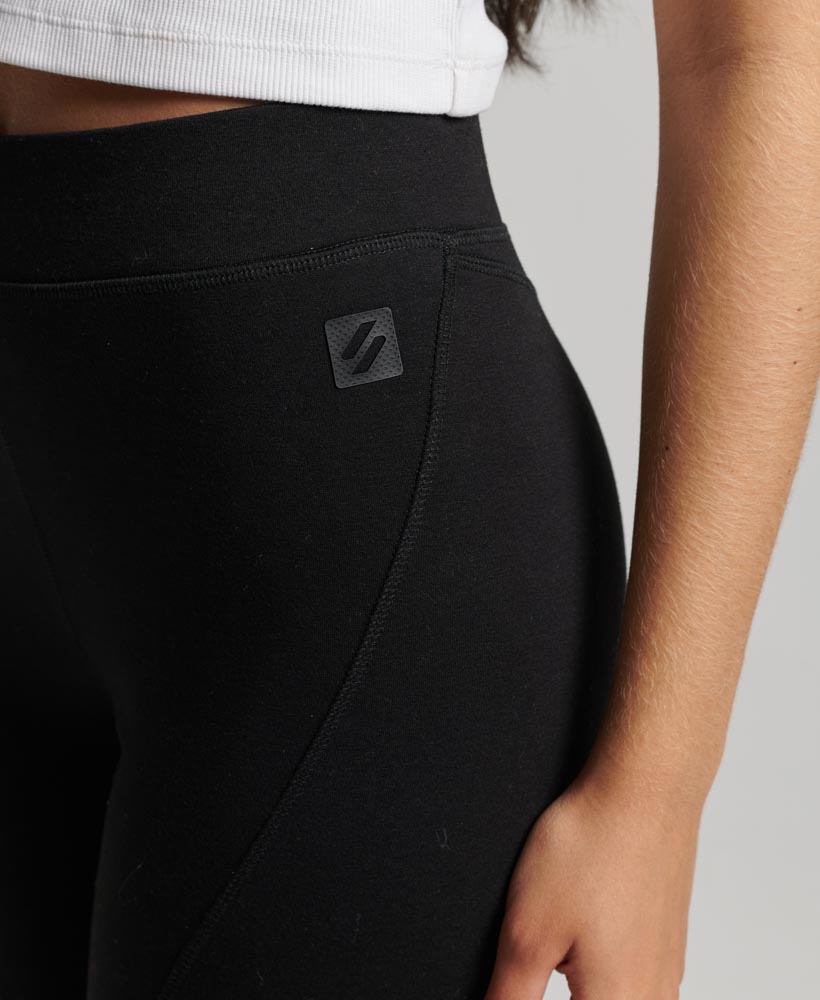 Code Tech High Waist Leggings Black Gold W7010917A 18A 3