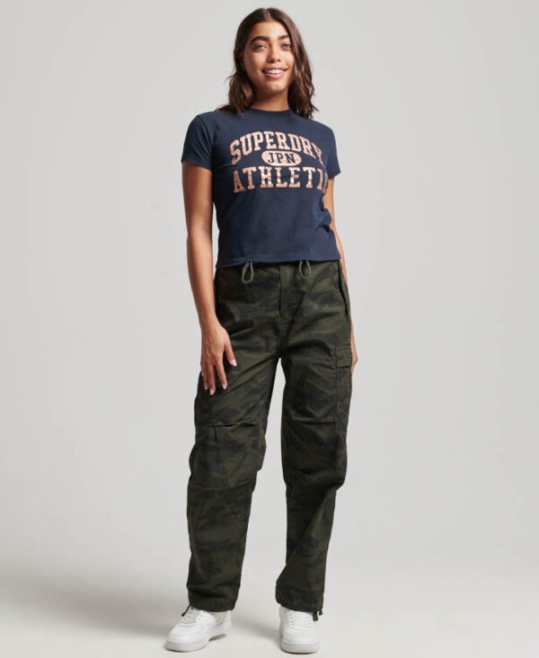 College Scripted Graphic T Shirt Eclipse Navy W1011254A 98T 4