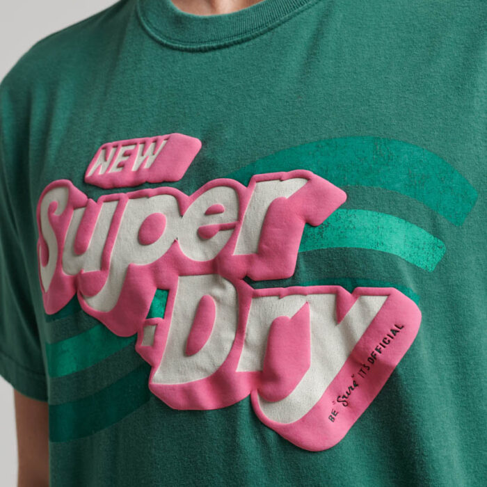 Cooper 70s Retro Logo T Shirt Pine Green M1011769A GCI 2