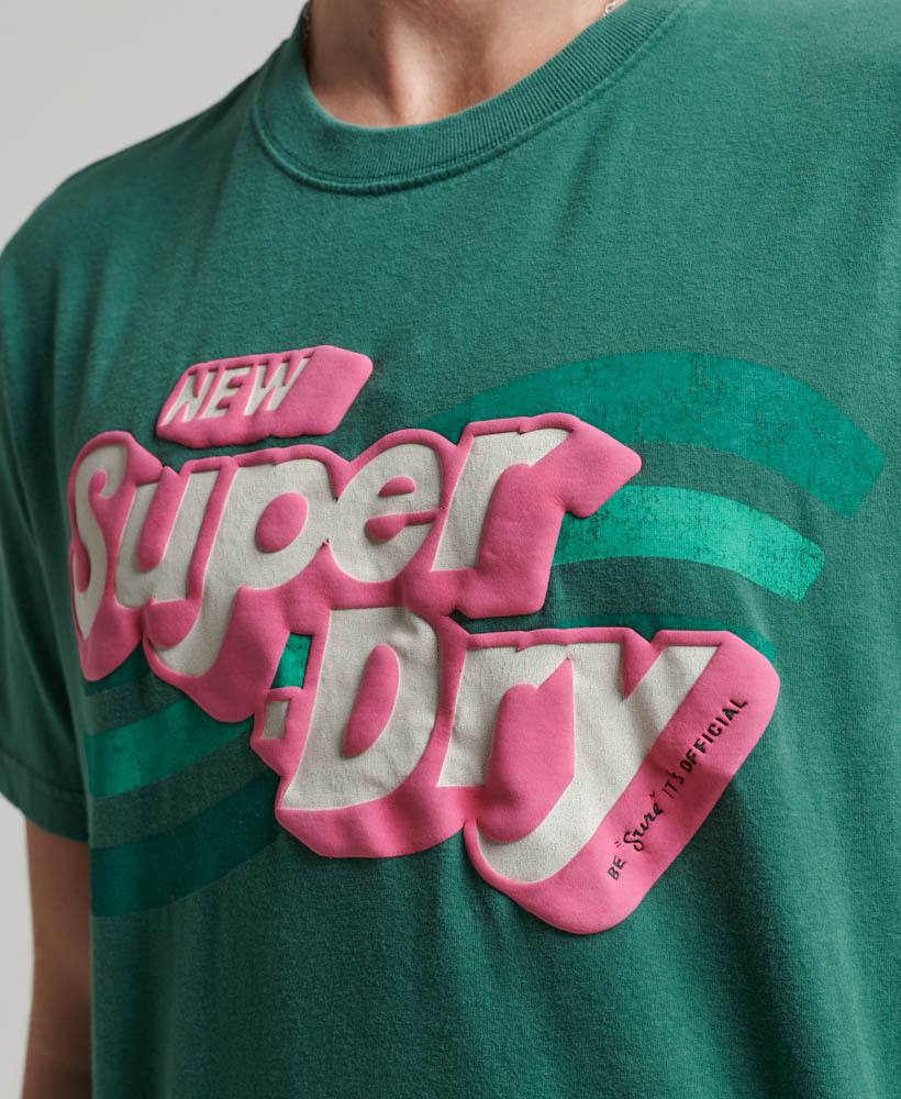 Cooper 70s Retro Logo T Shirt Pine Green M1011769A GCI 2