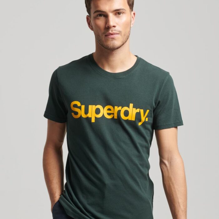 Core Logo Classic T Shirt Academy Dark Green M1011831A 3KO 1