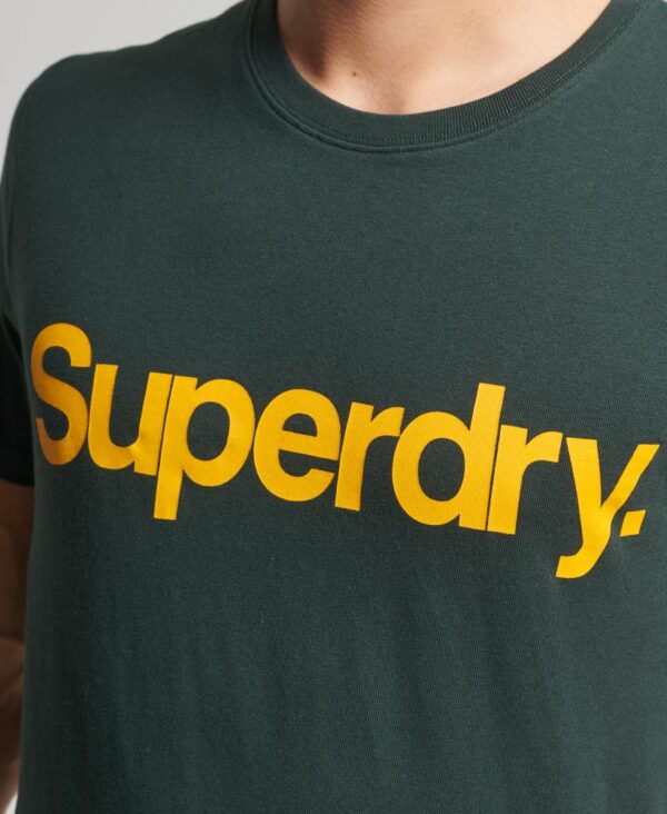 Core Logo Classic T Shirt Academy Dark Green M1011831A 3KO 3