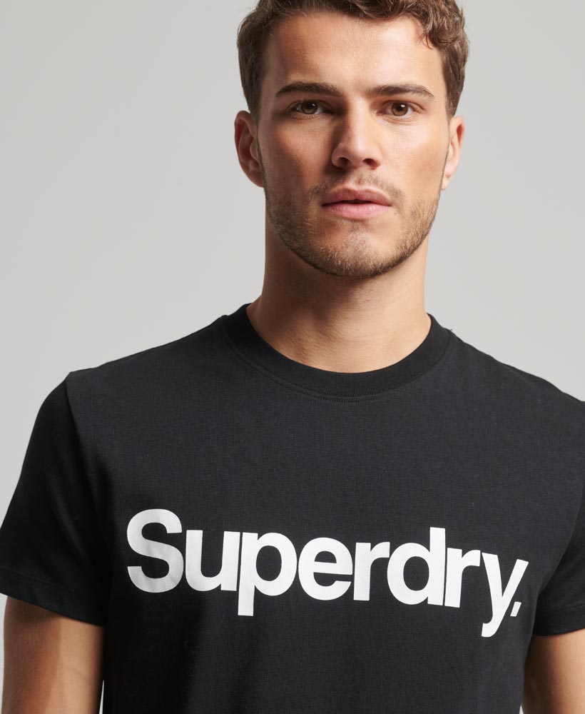 Core Logo Classic T Shirt Black M1011831A 02A 2