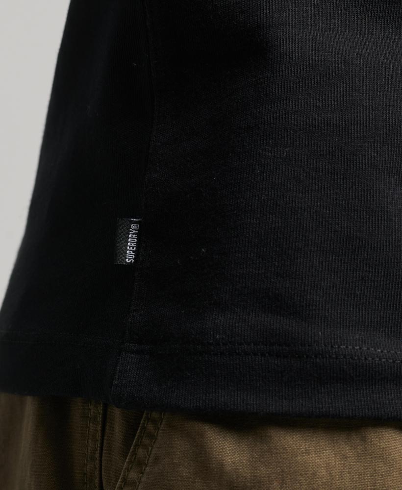 Core Logo Classic T Shirt Black M1011831A 02A 3