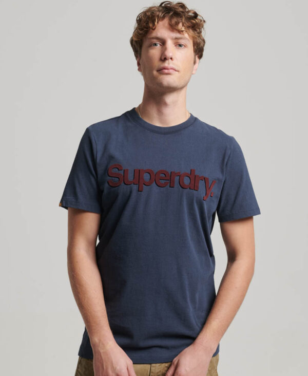 Core Logo Classic T Shirt Eclipse Navy M1011754A 98T 1