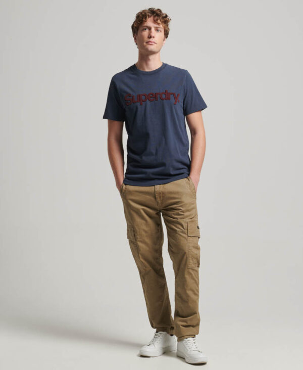 Core Logo Classic T Shirt Eclipse Navy M1011754A 98T 4