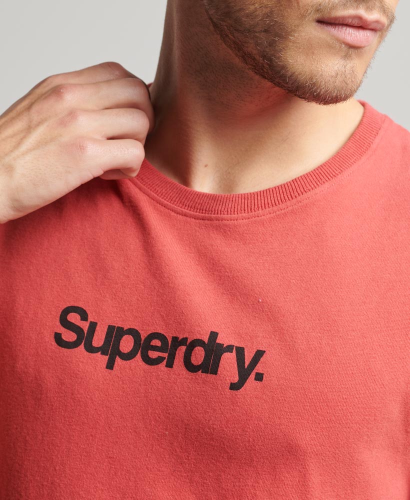 Core Logo Classic T Shirt Hike Red M1011831A 5OL 3