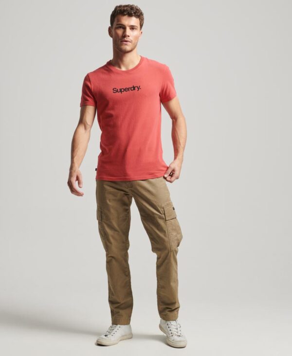 Men's Core Logo Classic T-Shirt in Red