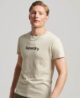 Core Logo Classic T Shirt Pelican Beige M1011831A 8PV 1