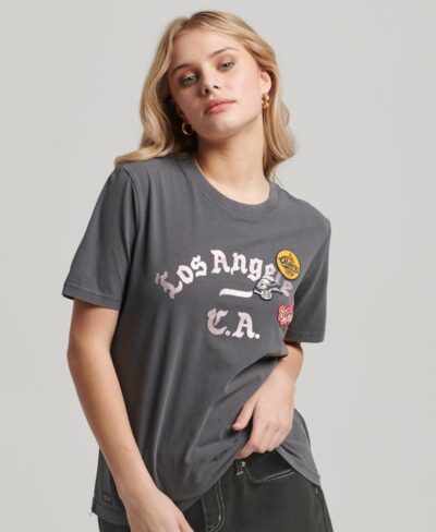 Custom Embellshed T Shirt Charcoal W1011275A 00Q 1