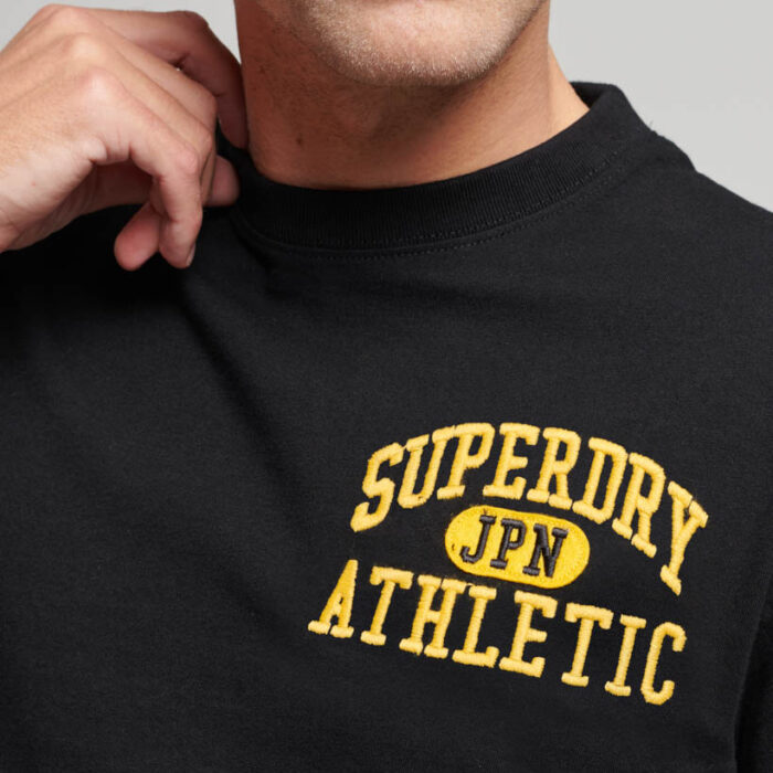 Embroidered Superstate Athletic Logo T Shirt Black M1011768A 02A 2