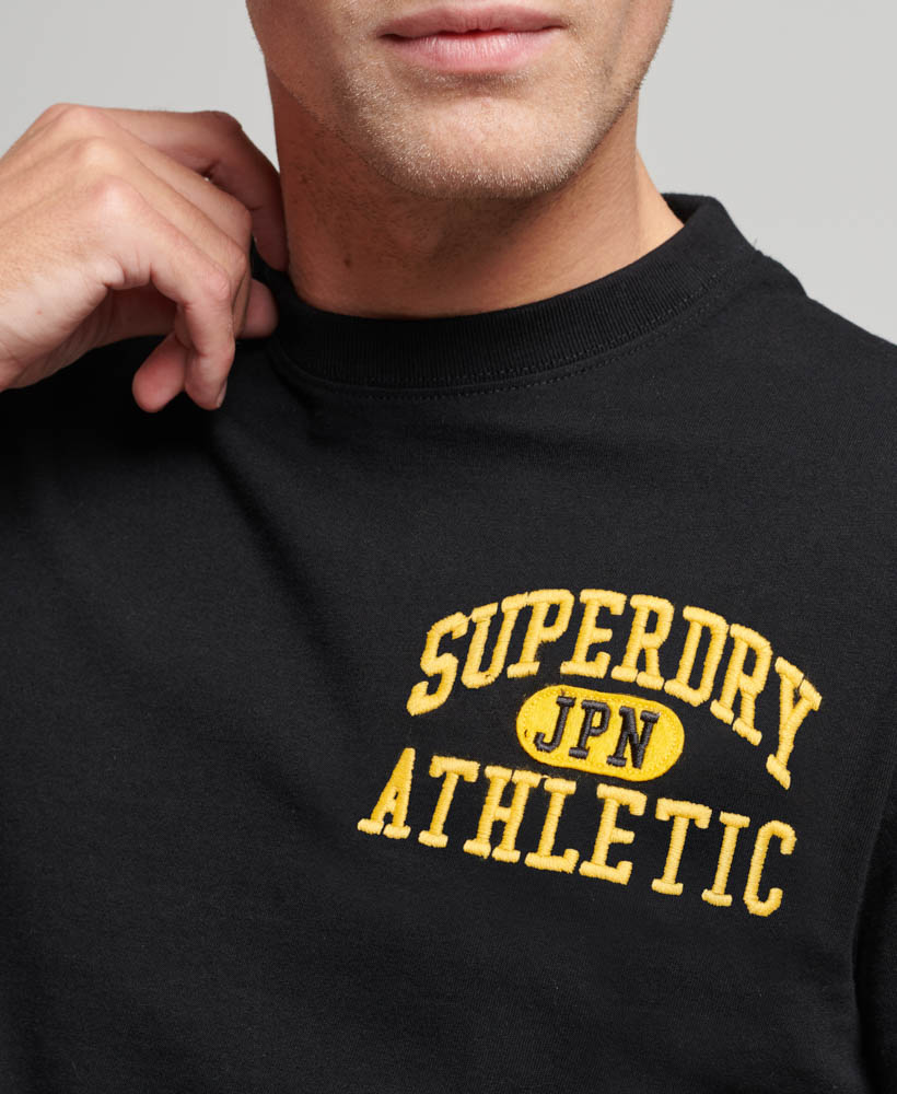 Embroidered Superstate Athletic Logo T Shirt Black M1011768A 02A 2