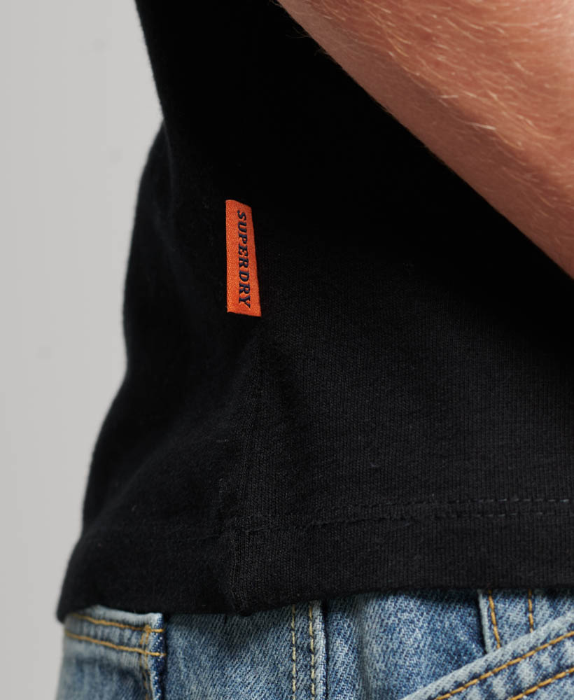 Embroidered Superstate Athletic Logo T Shirt Black M1011768A 02A 3