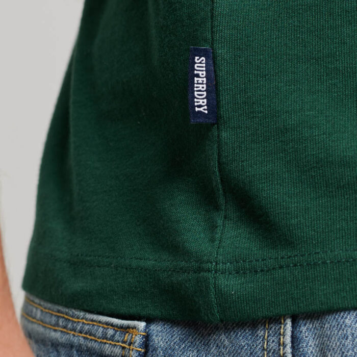 Embroidered Superstate Athletic Logo T Shirt Emerald Green M1011768A VZ7 3