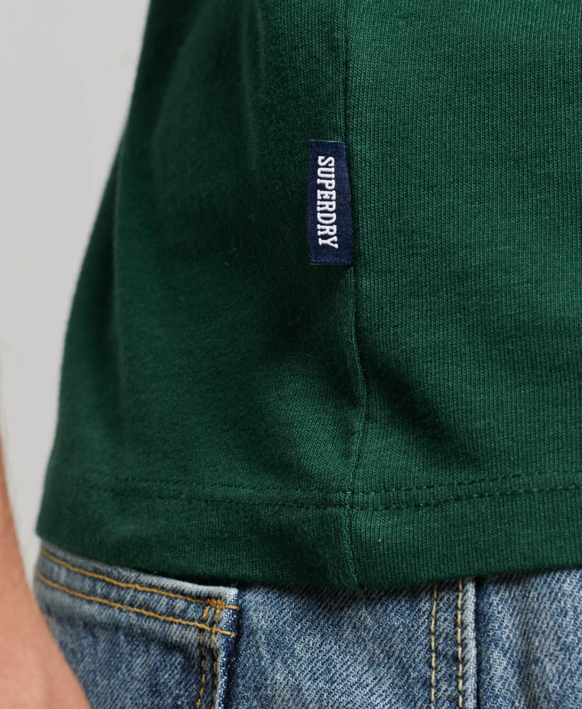 Embroidered Superstate Athletic Logo T Shirt Emerald Green M1011768A VZ7 3
