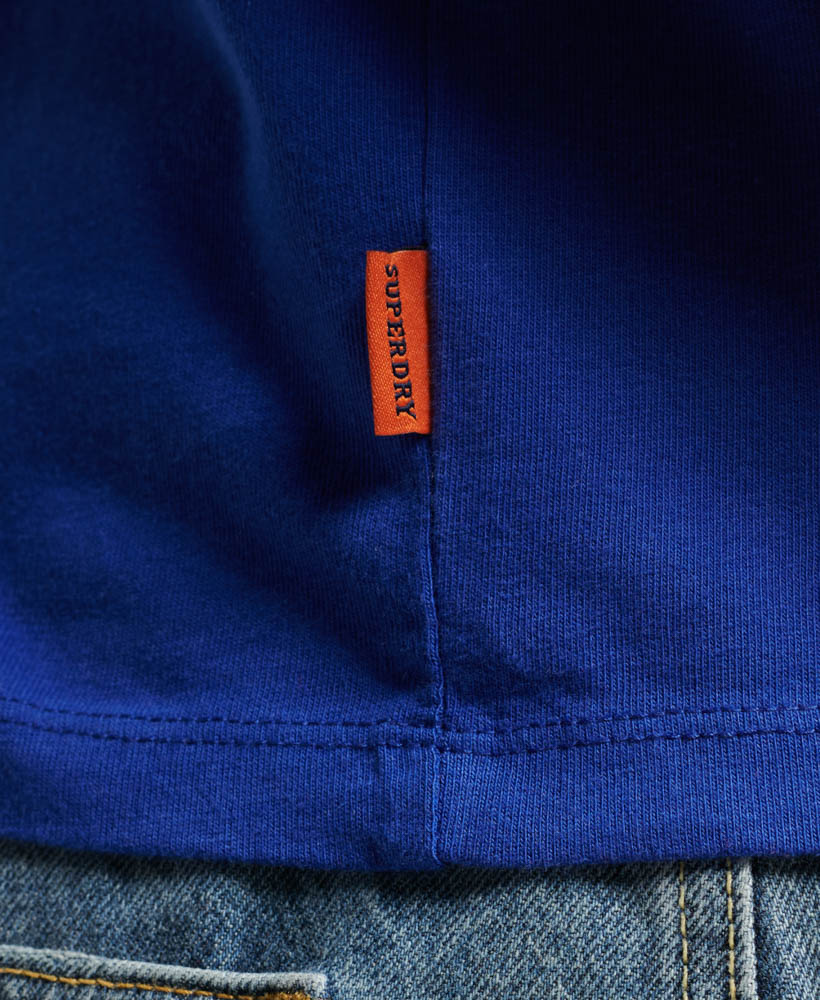 Embroidered Superstate Athletic Logo T Shirt Regal Blue M1011768A 3H1 3