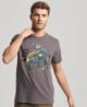 Japanese Vintage Logo Graphic T Shirt Dark Grey M1011861A 81Q 1