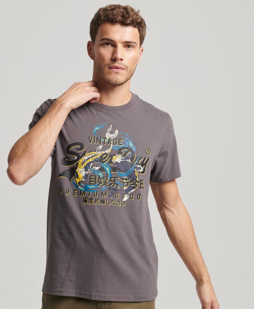 Japanese Vintage Logo Graphic T-Shirt - Superdry