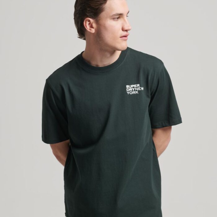 Luxury Sport Loose T Shirt Academy Dark Green M1011728A 3KO 1