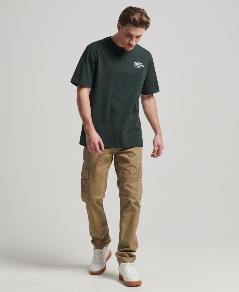 Luxury Sport Loose T Shirt Academy Dark Green M1011728A 3KO 3