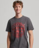 Metallic Workwear Graphic T Shirt Charcoal M1011762A 00Q 1
