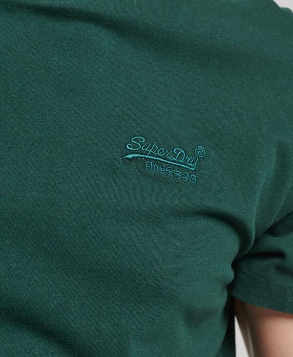 Organic Cotton Essential Logo T Shirt Forest Green M1011245A 20E 2
