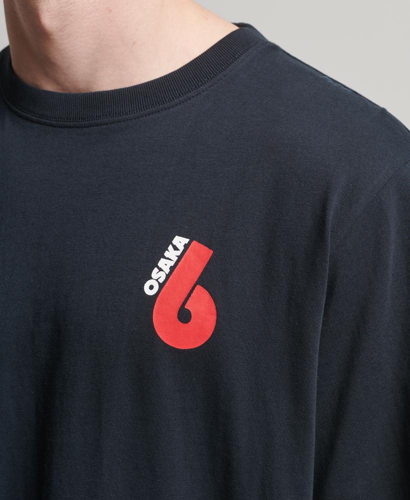 Osaka Graphic Loose T Shirt Eclipse Navy M1011864A 98T 2