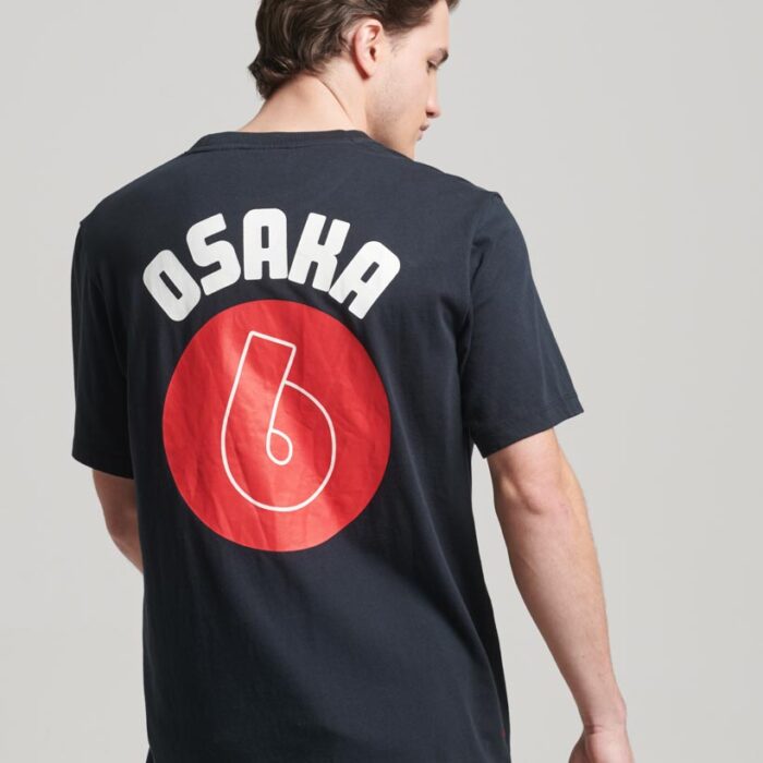Osaka Graphic Loose T Shirt Eclipse Navy M1011864A 98T 3