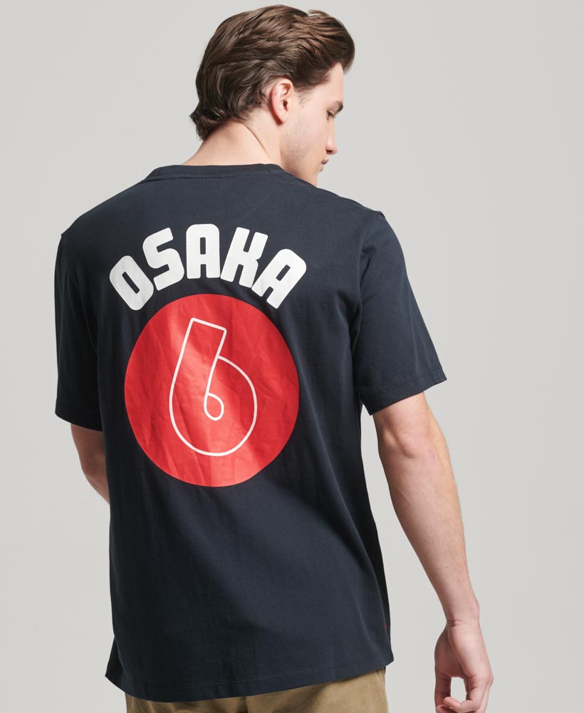 Osaka Graphic Loose T Shirt Eclipse Navy M1011864A 98T 3