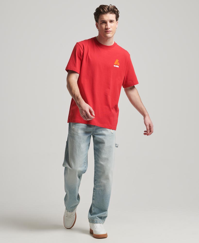 Osaka Graphic Loose T Shirt Hike Red M1011864A 5OL 4