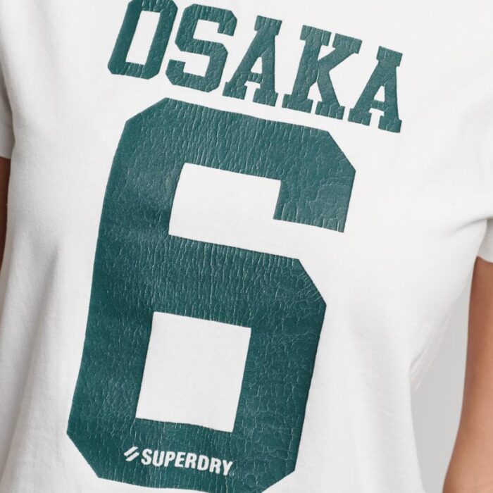 Osaka Graphic Short Sleeve Fitted T Shirt Brilliant White W1011344A T7X 3