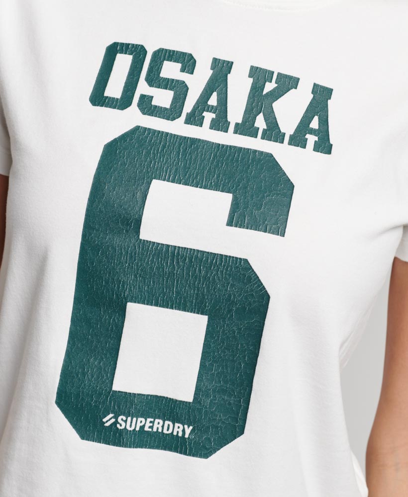 Osaka Graphic Short Sleeve Fitted T Shirt Brilliant White W1011344A T7X 3