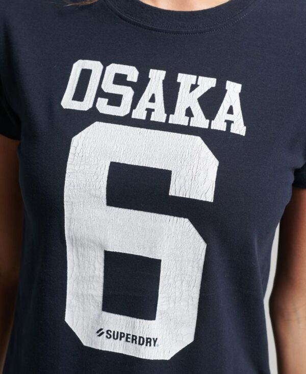 Osaka Graphic Short Sleeve Fitted T Shirt Eclipse Navy W1011344A 98T 2