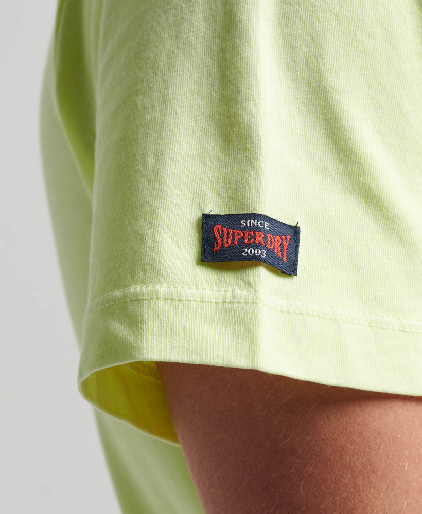 Osaka Neon Graphic T Shirt Fluro Lime M1011869A 2F7 3