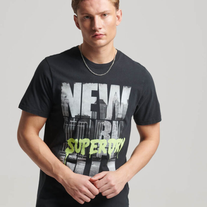 Photographic Skate Logo T Shirt Jet Black M1011858A 12A 1