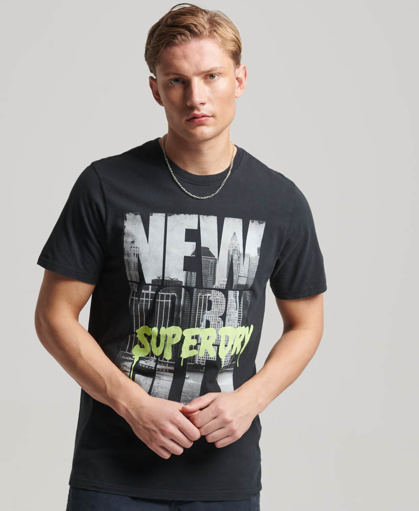 Photographic Skate Logo T Shirt Jet Black M1011858A 12A 1