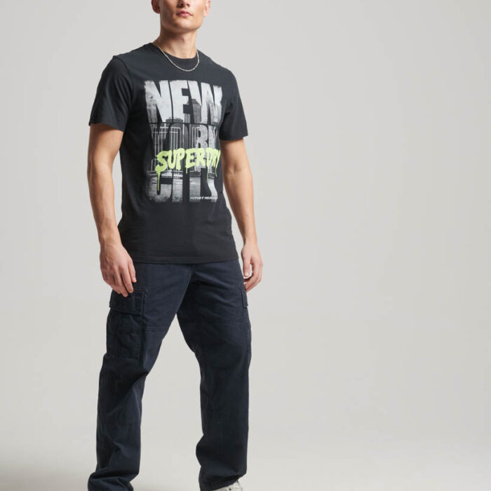 Photographic Skate Logo T Shirt Jet Black M1011858A 12A 4
