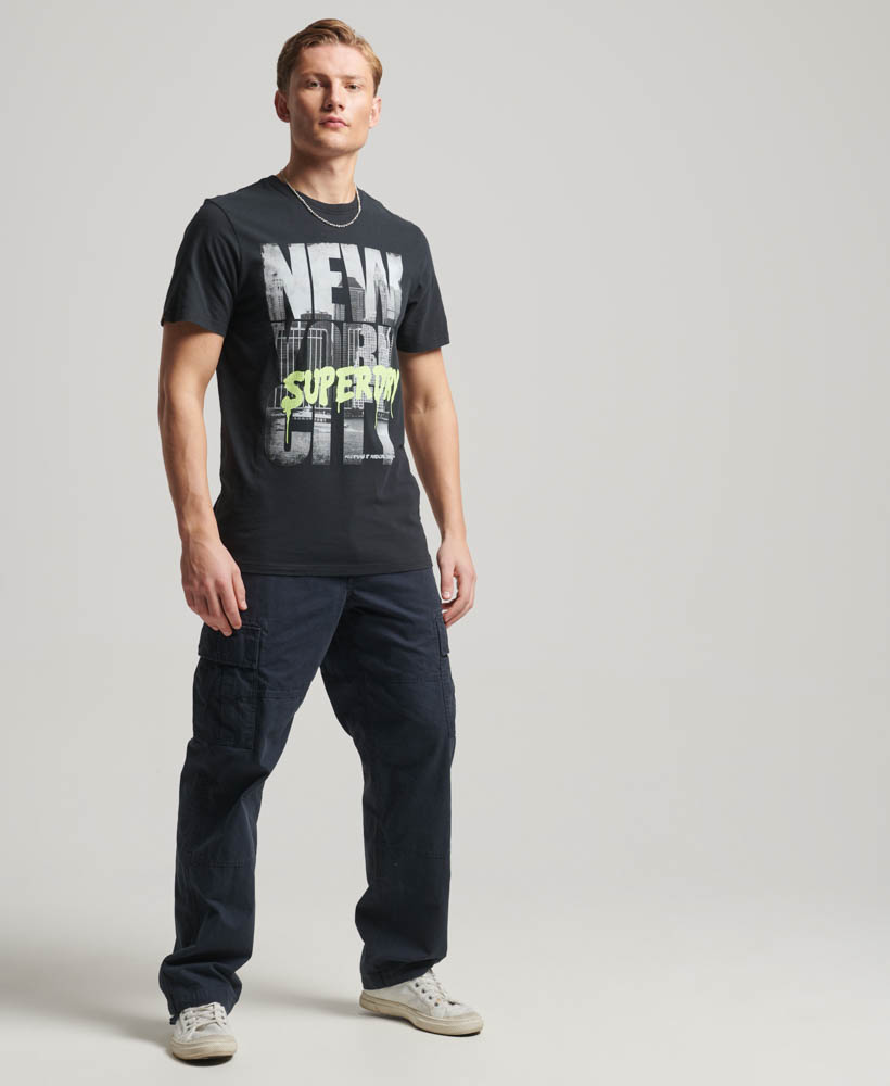 Photographic Skate Logo T Shirt Jet Black M1011858A 12A 4