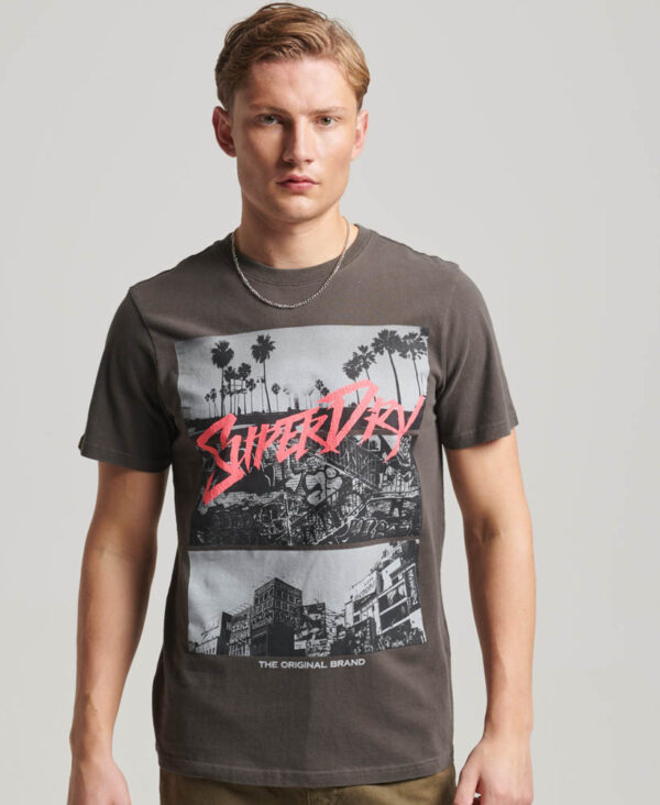 Photographic Skate Logo T Shirt Vintage Black M1011858A 06A 1