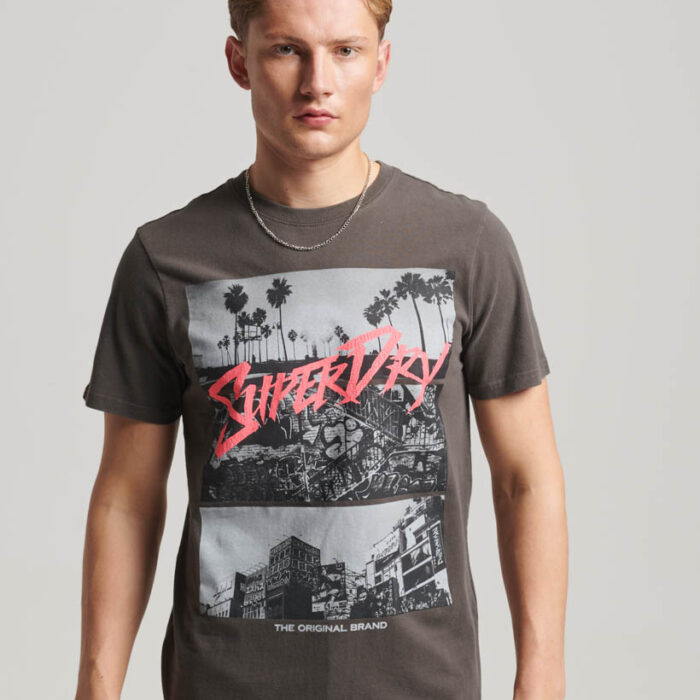 Photographic Skate Logo T Shirt Vintage Black M1011858A 06A 1