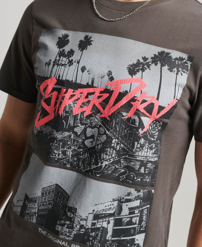 Photographic Skate Logo T Shirt Vintage Black M1011858A 06A 4