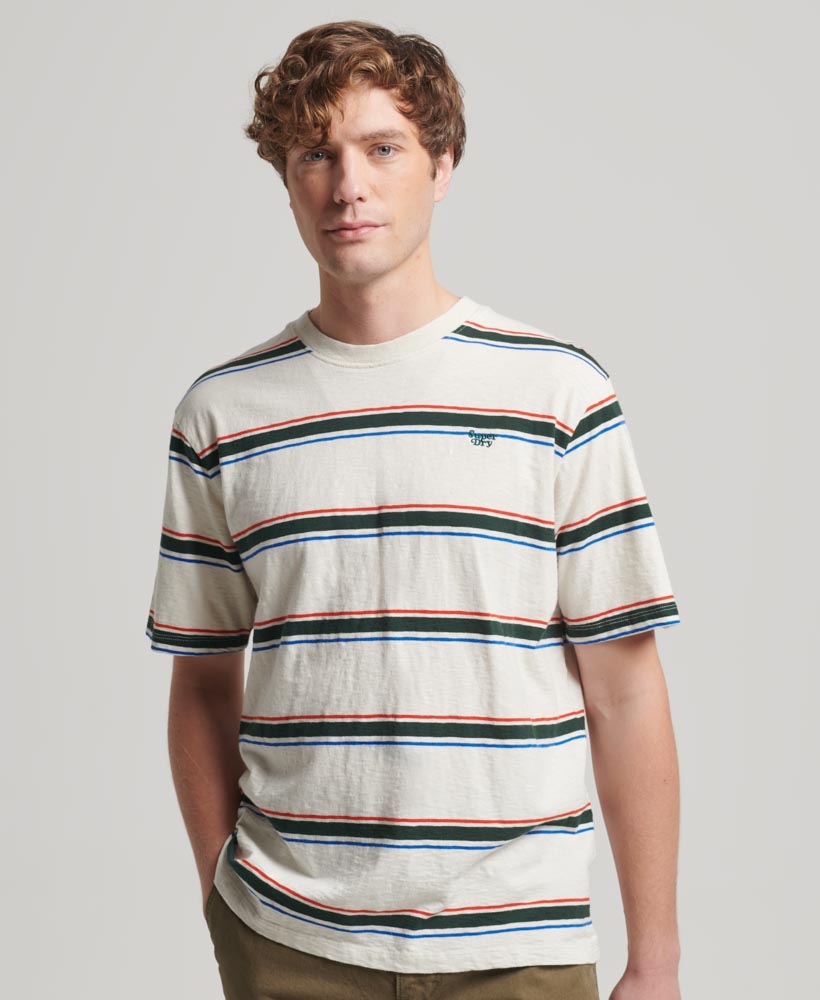 Relaxed Stripe T-Shirt - Superdry