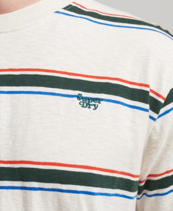Relaxed Stripe T Shirt Off White Stripe M1011722A QF5 2