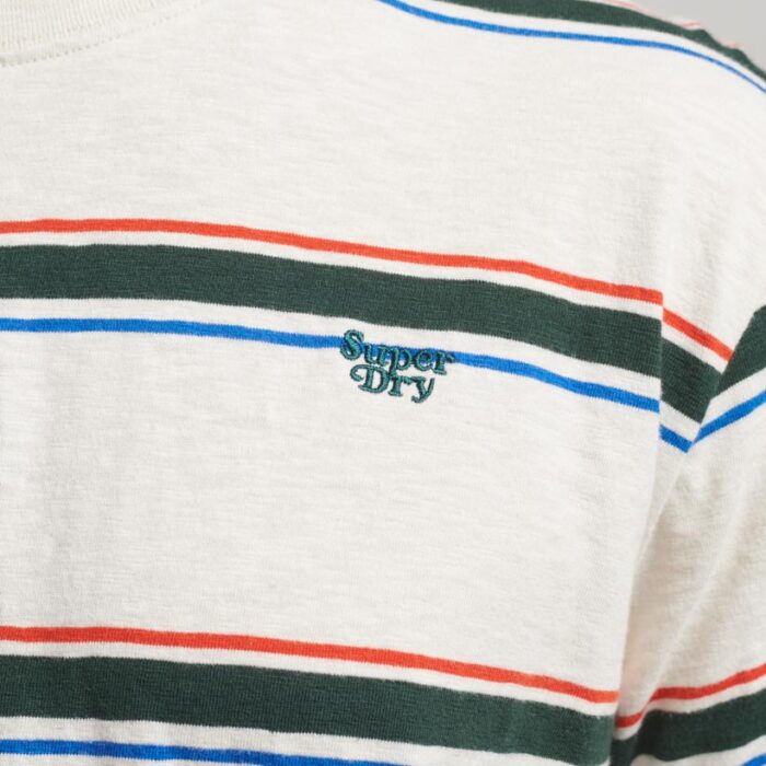 Relaxed Stripe T Shirt Off White Stripe M1011722A QF5 2