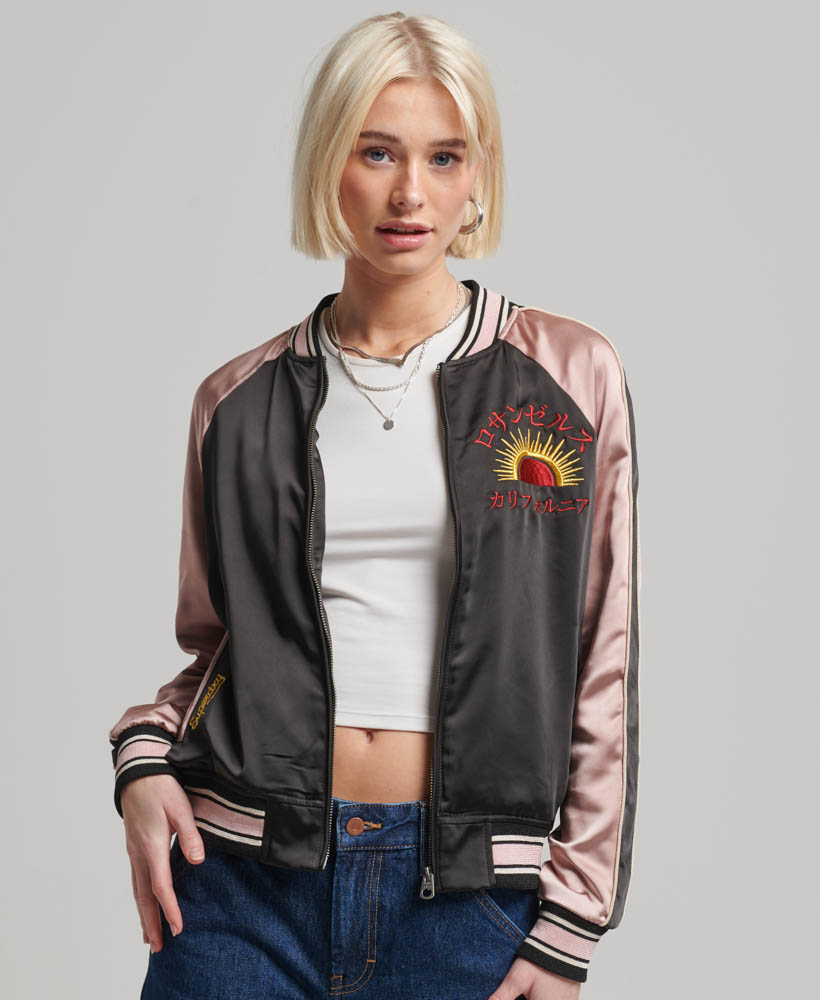 Suikajan Embroidered Bomber Jacket Superdry
